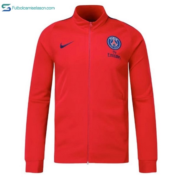 Chaqueta Paris Saint Germain 2017/18 Rojo